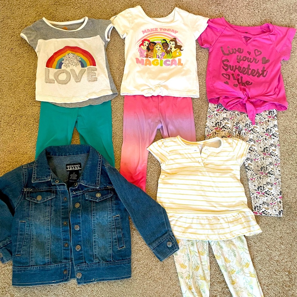 Lot 2T Girls Spring Outfits